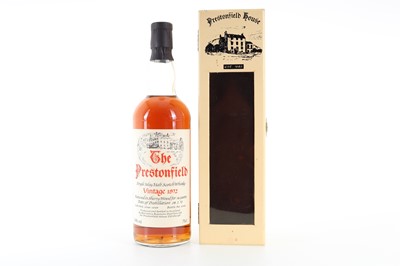 Lot 106 - BOWMORE 1972 16 YEAR OLD PRESTONFIELD HOUSE 75CL