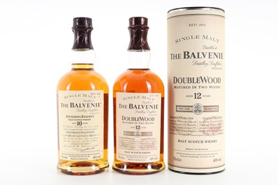Lot 115 - BALVENIE 10 YEAR OLD FOUNDER'S RESERVE AND 12 YEAR OLD DOUBLEWOOD