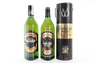 Lot 117 - GLENFIDDICH 8 YEAR OLD PURE MALT 1 QUART AND SPECIAL RESERVE 1L