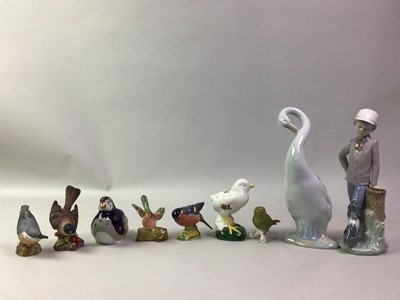 Lot 165 - CERAMIC HEN EGG BASKET