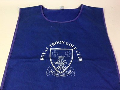 Lot 43 - ROYAL TROON GOLF CLUB SIGNED PULLOVER VEST