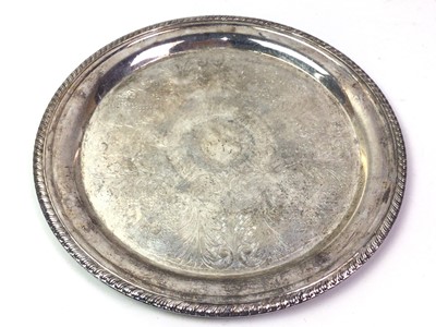 Lot 105 - GROUP OF SILVER PLATED ITEMS
