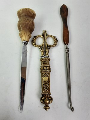 Lot 114 - PEN KNIFE WITH SILVER BLADE