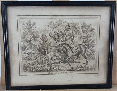 Lot 223 - FOUR 19TH CENTURY ENGRAVINGS AFTER JAMES GILLRAY