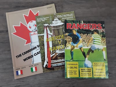 Lot 1705 - RANGERS F.C., COLLECTION OF PROGRAMMES