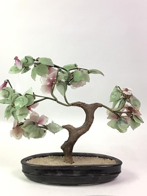 Lot 179 - GROUP OF CHINESE GLASS BONSAI TREES