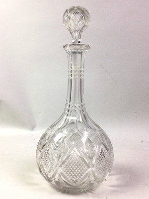 Lot 182 - GROUP OF SIX DECANTERS