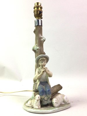 Lot 245 - NAO FIGURAL LAMP