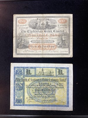 Lot 27 - FOUR EARLY SCOTTISH BANKNOTES