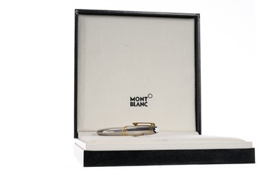 Lot 922 - MONT BLANC, SILVER MEISTERSTUCK FOUNTAIN PEN