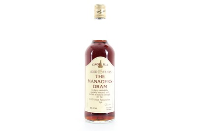 Lot 170 - CAOL ILA 15 YEAR OLD MANAGER'S DRAM 75CL
