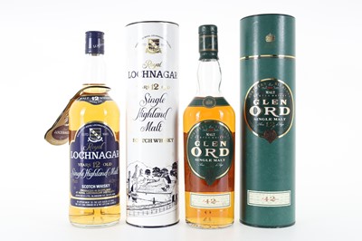Lot 172 - ROYAL LOCHNAGAR 12 YEAR OLD 75CL AND GLEN ORD 12 YEAR OLD