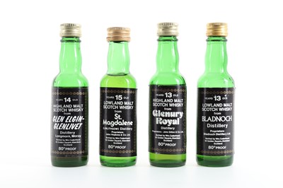 Lot 201 - 4 CADENHEAD'S SINGLE MALT WHISKY MINIATURES