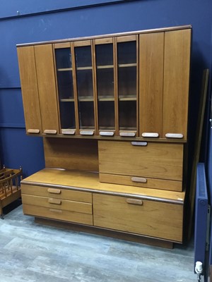 Lot 465 - TEAK WALL DISPLAY UNIT