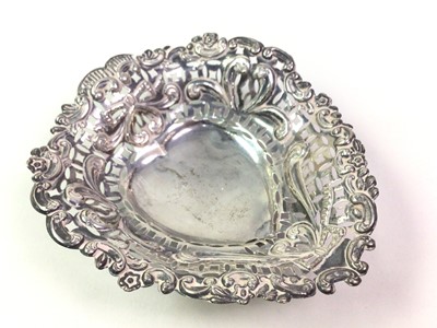 Lot 304 - TWO SILVER BON BON DISHES