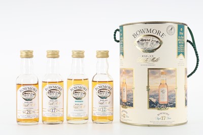 Lot 203 - BOWMORE MINIATURE SET (4 X 5CL)