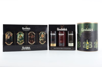 Lot 204 - 10 ASSORTED GLENFIDDICH MINIATURES