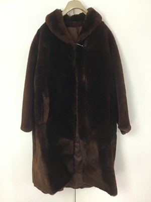 Lot 345 - FAUX FUR COAT AND JACKET