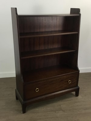 Lot 370 - STAG MINSTREL WATERFALL OPEN BOOKCASE