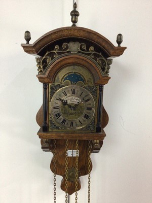 Lot 412 - OAK WALL CLOCK