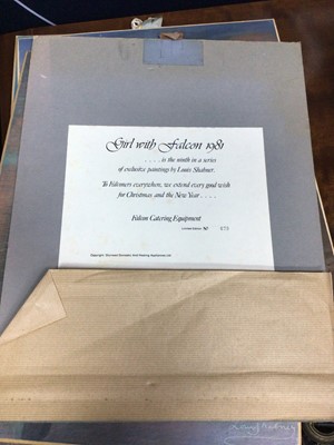 Lot 253 - LOUIS (LOU) SHABNER CALENDER PRINTS