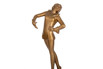 Lot 455 - ART DECO FIGURE OF A BALLERINA