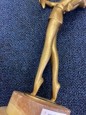 Lot 455 - ART DECO FIGURE OF A BALLERINA