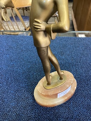 Lot 455 - ART DECO FIGURE OF A BALLERINA