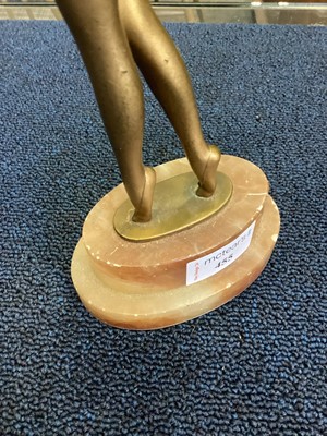 Lot 455 - ART DECO FIGURE OF A BALLERINA