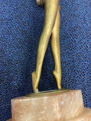 Lot 455 - ART DECO FIGURE OF A BALLERINA