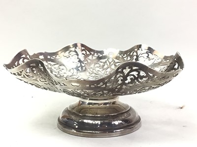 Lot 477 - SILVER PLATED COMPORT