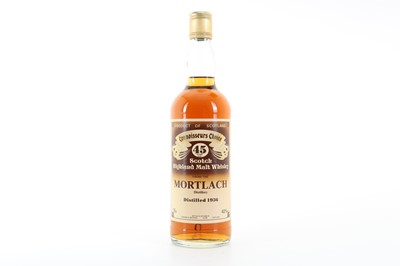 Lot 216 - MORTLACH 1936 45 YEAR OLD GORDON & MACPHAIL CONNOISSEURS CHOICE