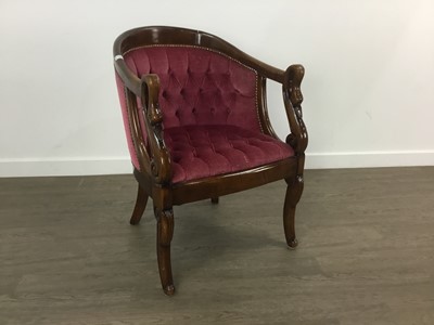 Lot 561 - REPRODUCTION ARMCHAIR