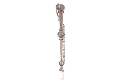 Lot 942 - JUDAICA SILVER, YAD OR TORAH POINTER