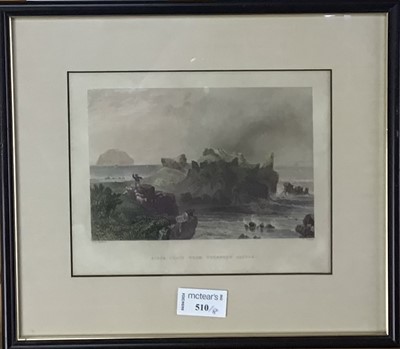 Lot 510 - GROUP OF FIVE COLOURED ENGRAVINGS