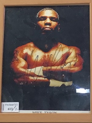 Lot 613 - MIKE TYSON SIGNED PHOTOGRAPH