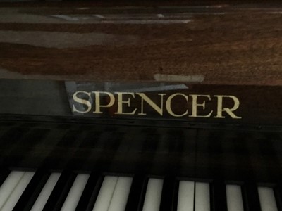 Lot 527 - UPRIGHT PIANO AND STOOL