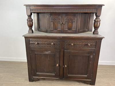 Lot 539 - CARVED OAK DRESSER
