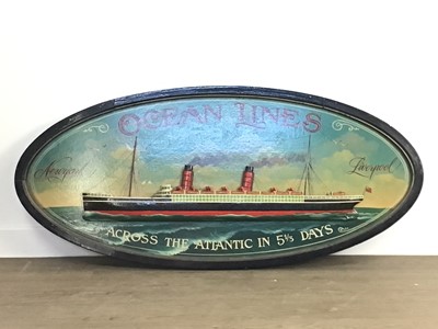 Lot 654 - TITANIC WALL PLAQUE