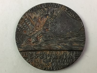 Lot 639 - LUSITANIA MEDAL