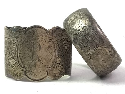 Lot 640 - GROUP OF SILVER ITEMS