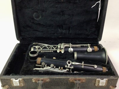 Lot 642 - AMBER COLOURED CLARINET