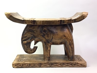 Lot 650 - WOODEN STOOL