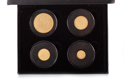 Lot 46 - ALDERNEY CENTENARY OF END OF WWI GOLD MATT PROOF SOVEREIGN COLLECTION