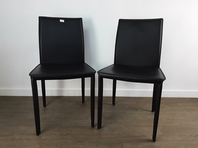 Lot 682 - GROUP OF EIGHT MODERN DINING CHAIRS