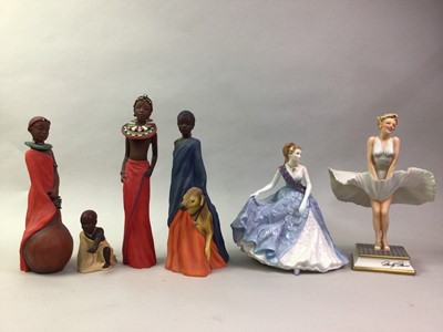 Lot 15 - GROUP OF CERAMIC FIGURES