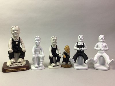 Lot 164 - SEVEN RESIN OOR WULLIE FIGURES