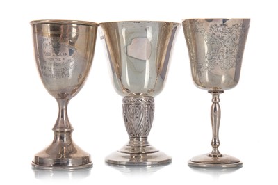 Lot 1044 - ART NOUVEAU-STYLE SILVER CHALICE