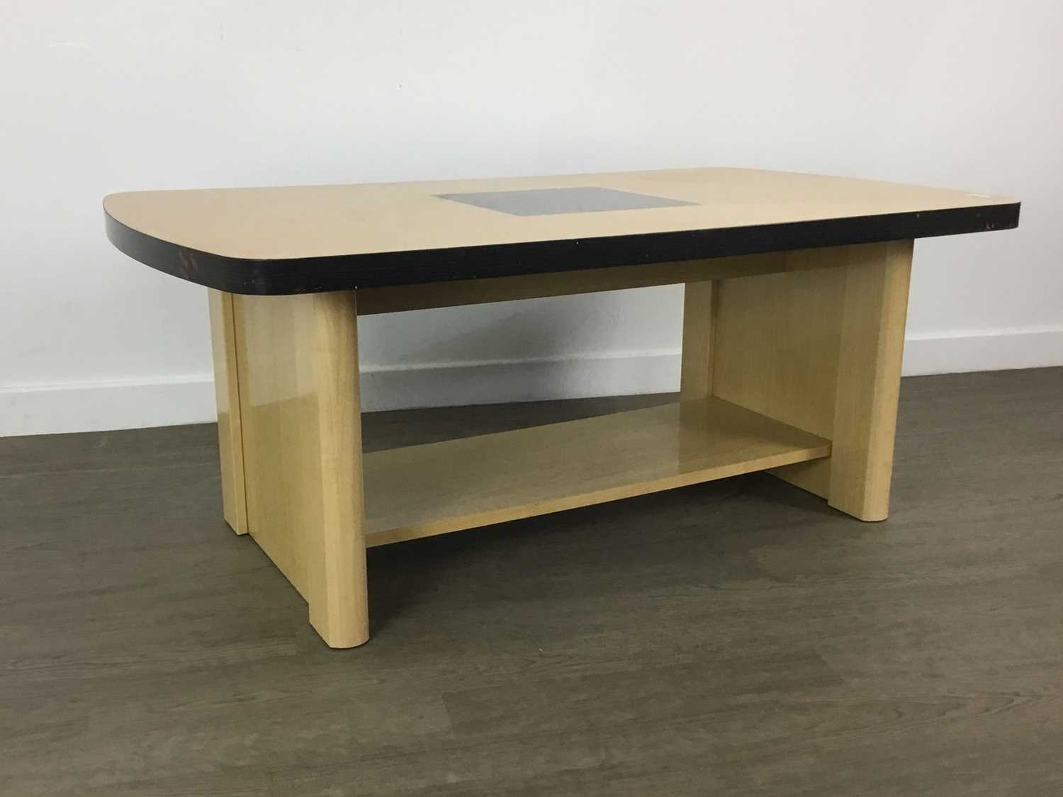 Lot 38 - MODERN LAMINATE COFFEE TABLE