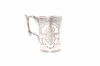 Lot 63 - VICTORIAN SILVER CHRISTENING CUP maker Henry...